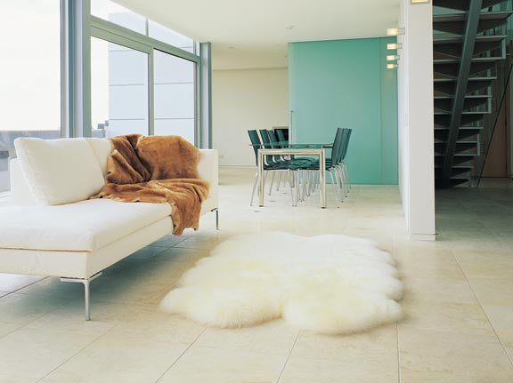 Sheepskin Rug - ALASKA BLUE