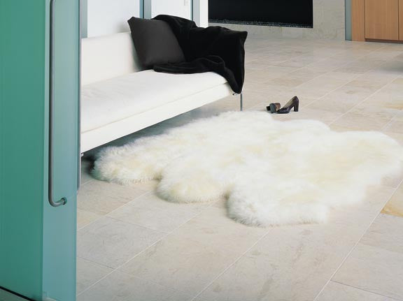 Sheepskin Rug - NAVY BLUE